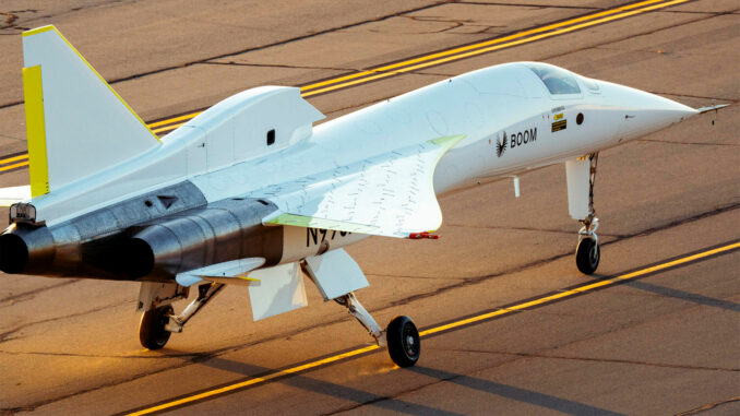 L’avion XB-1 de Boom Supersonic franchit Mach 0,82 en test