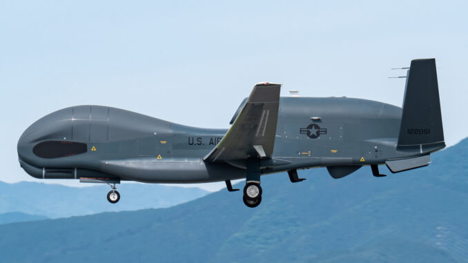 Première atterrissage du RQ-4 Global Hawk au Royaume-Uni