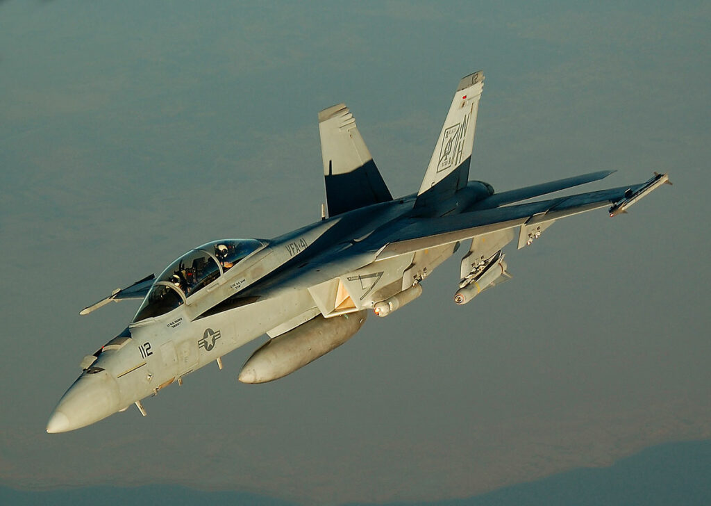 Les missions du Boeing F/A-18 Super Hornet en Libye